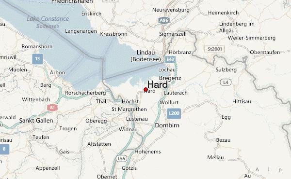 mapa de duro austria