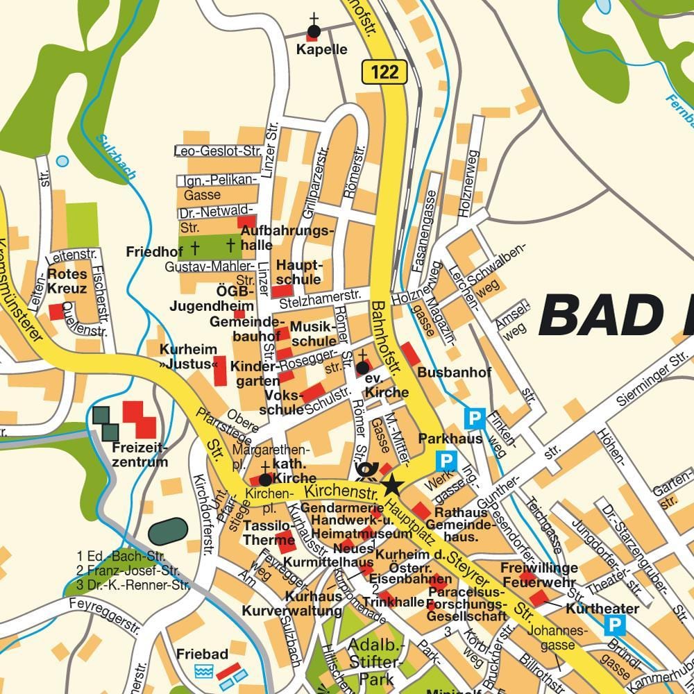 mapa de la sala de austria