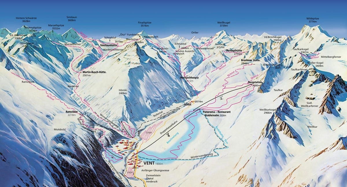 mapa de ventilación de austria