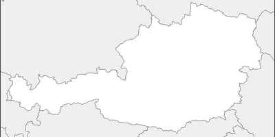 Mapa de austria esquema del mapa