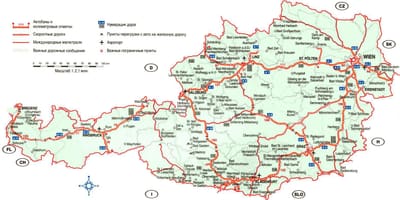 Mapa de krems, austria