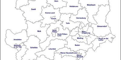 Mapa de modling austria